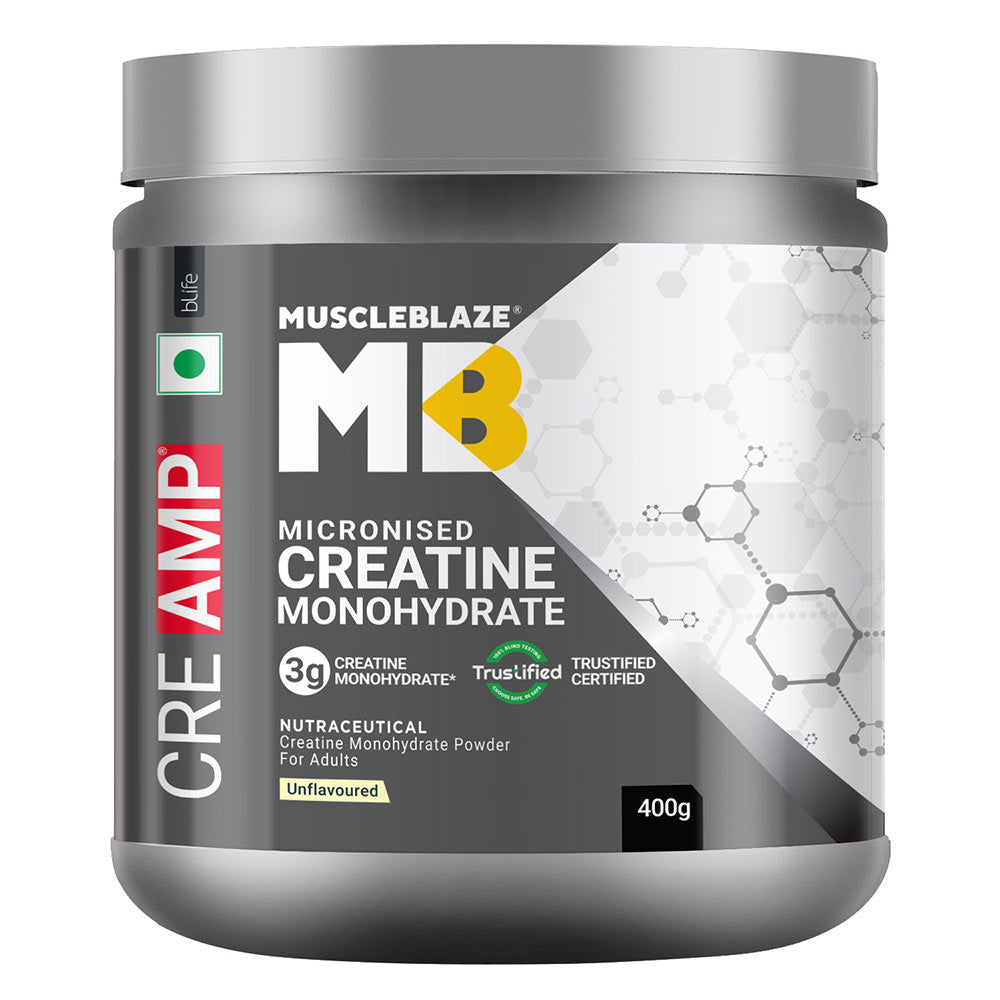 MuscleBlaze Micronised Creatine Monohydrate CreAMP