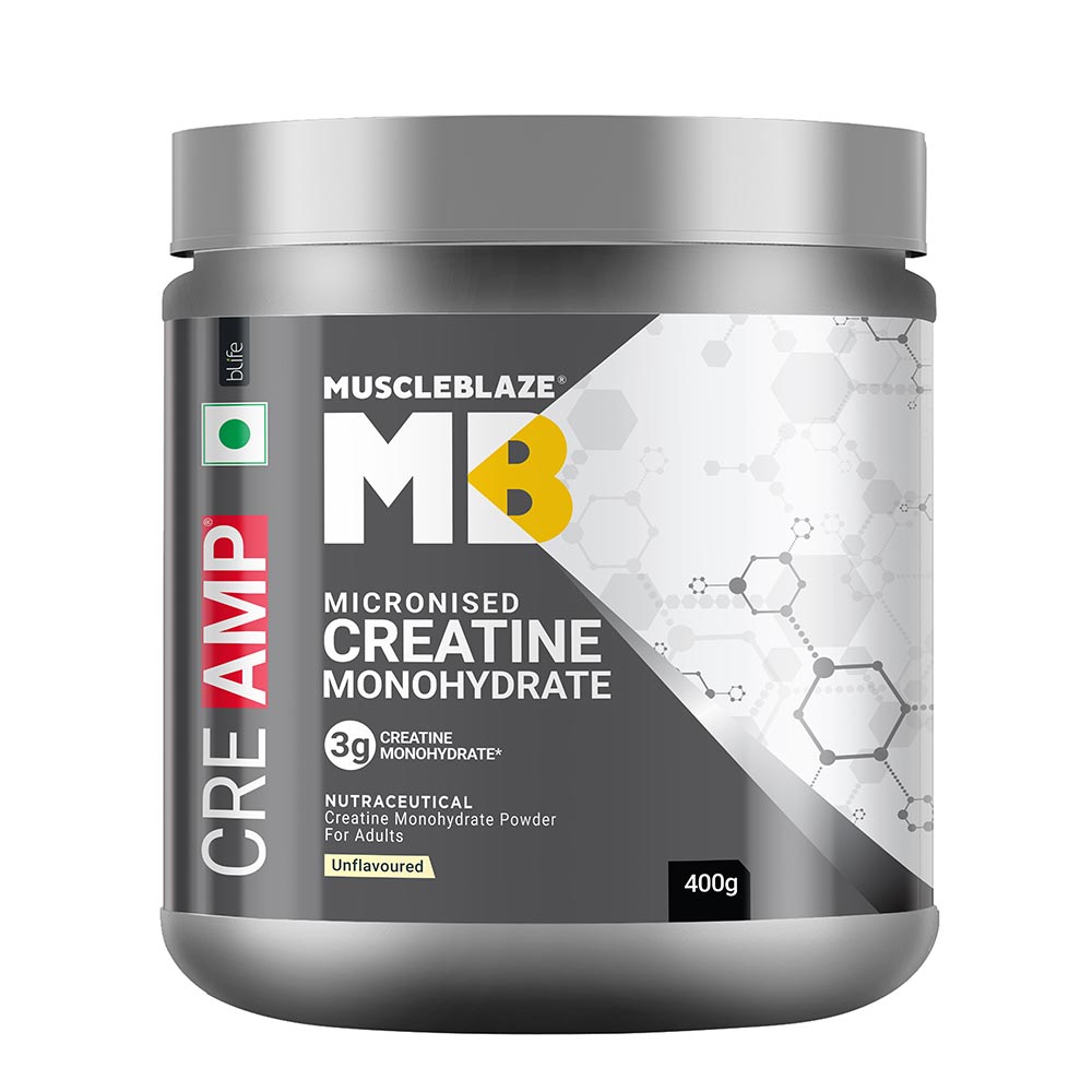 MuscleBlaze Micronised Creatine Monohydrate CreAMP