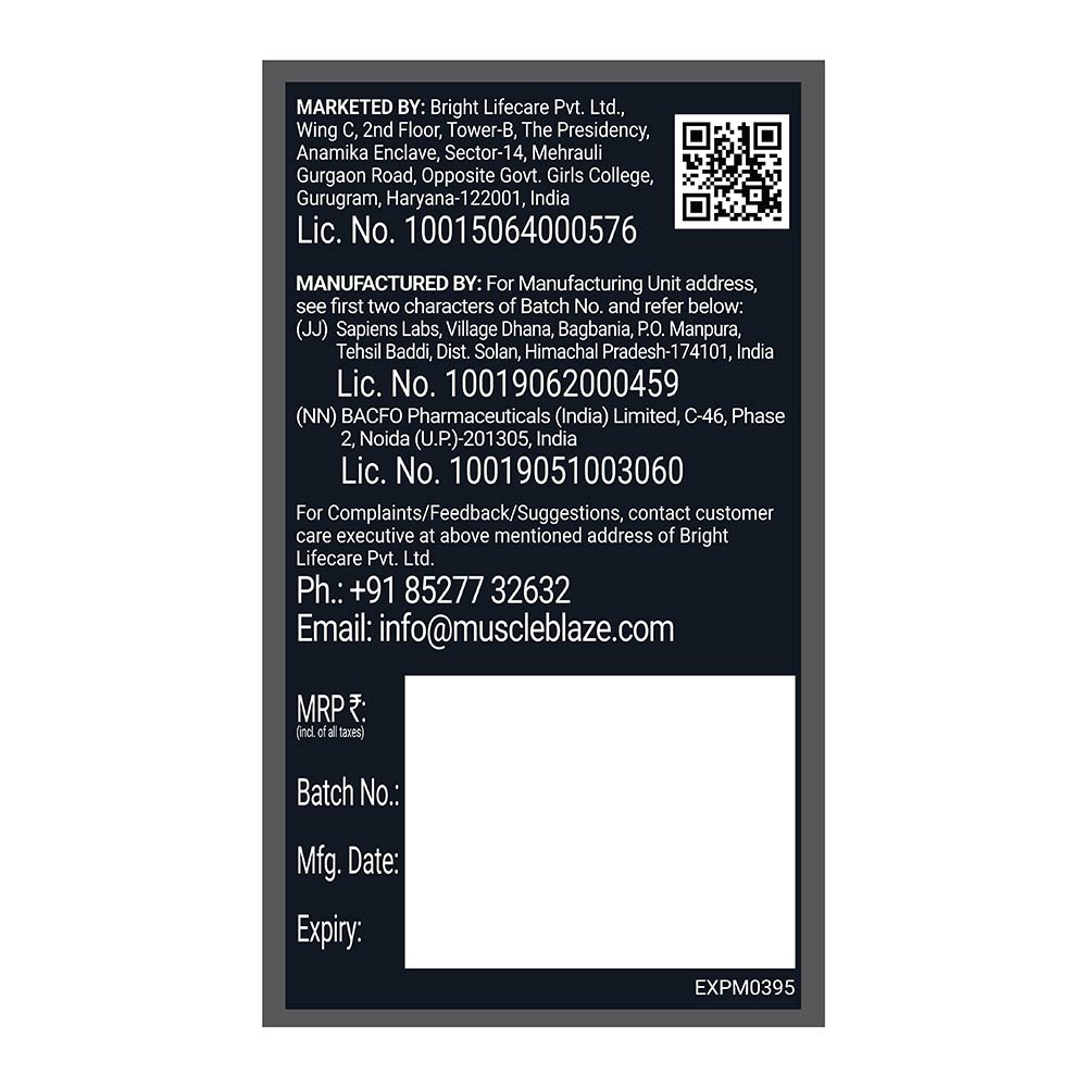 MuscleBlaze Micronised Creatine Monohydrate CreAMP