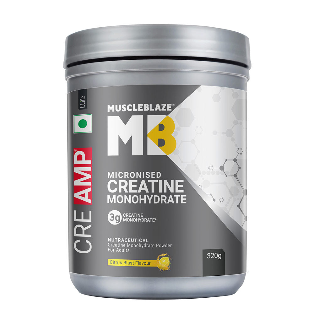 MuscleBlaze Micronised Creatine Monohydrate CreAMP