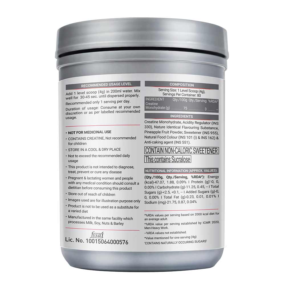 MuscleBlaze Micronised Creatine Monohydrate CreAMP