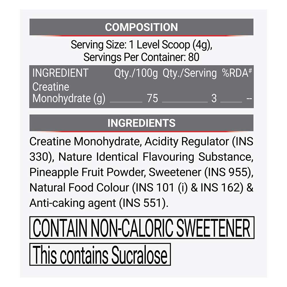 MuscleBlaze Micronised Creatine Monohydrate CreAMP