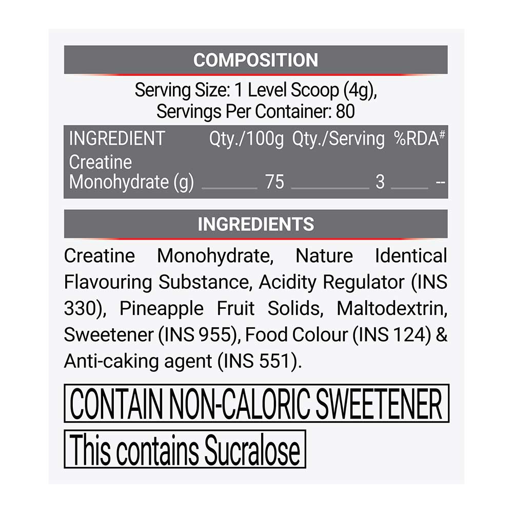 MuscleBlaze Micronised Creatine Monohydrate CreAMP