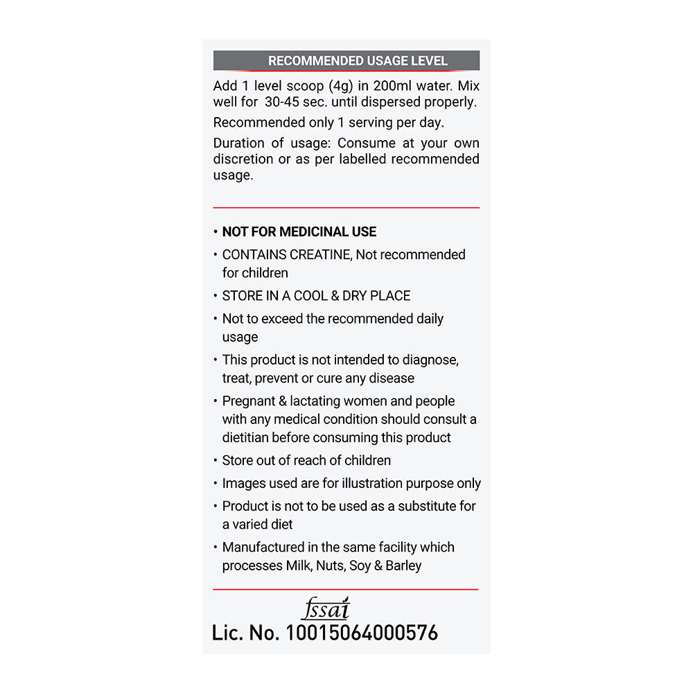 MuscleBlaze Micronised Creatine Monohydrate CreAMP