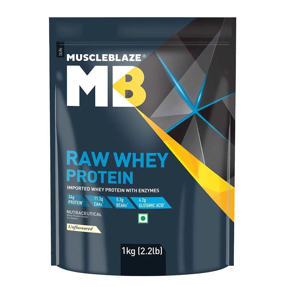 MuscleBlaze 80% Raw Whey Protein Supplement Powder