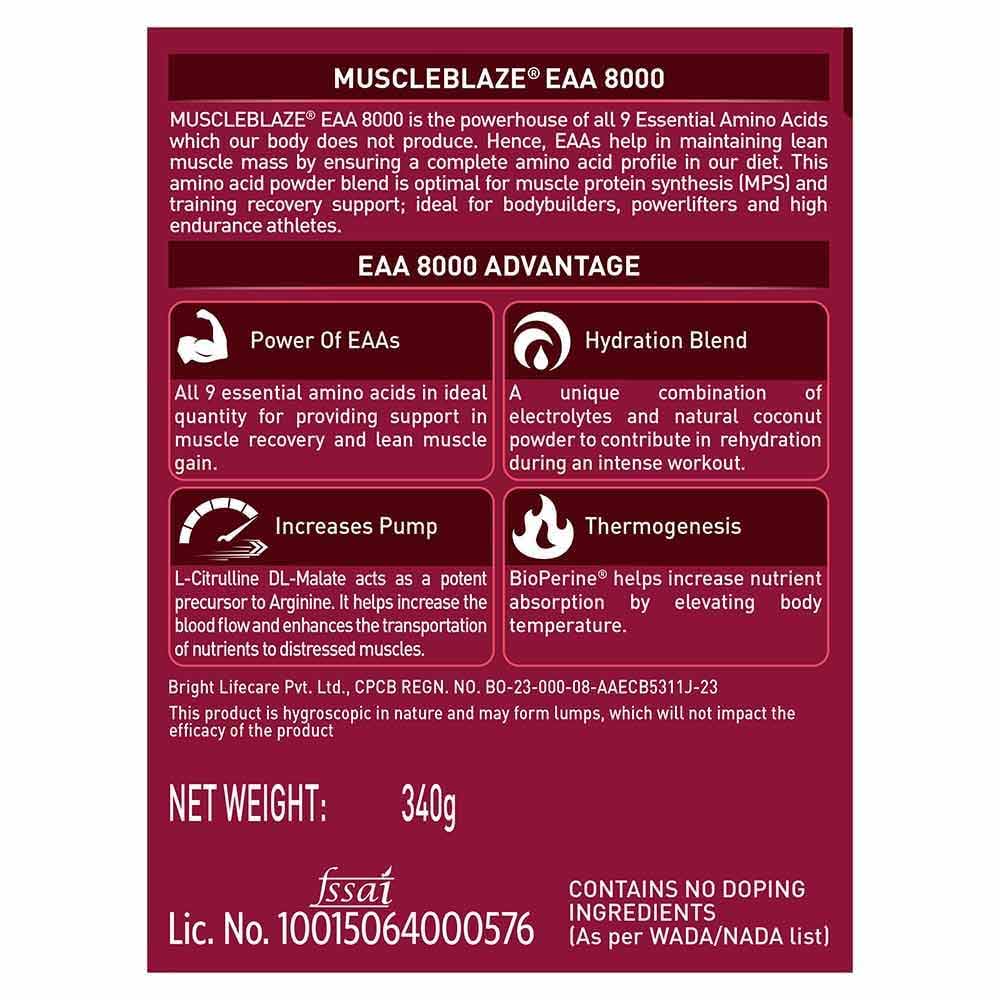 MuscleBlaze EAA 8000