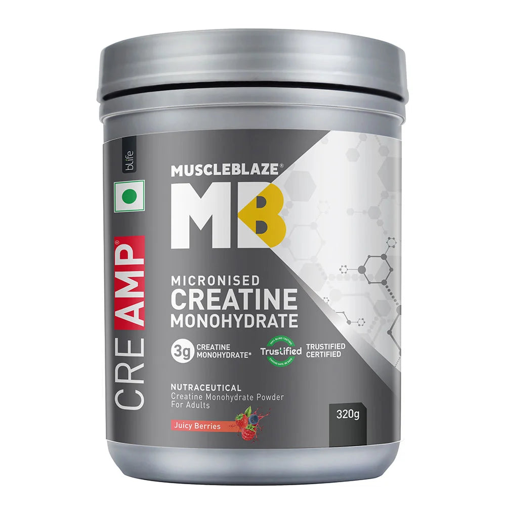 MuscleBlaze Micronised Creatine Monohydrate CreAMP